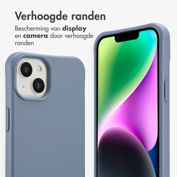 imoshion Color Backcover met afneembaar koord MagSafe Apple iPhone 14 - Ash Blue