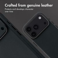 Accezz Leather Case with MagSafe Apple iPhone 18 Pro Max / 17 Pro Max - Onyx Black