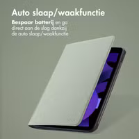 Accezz Classic Tablet Case Apple iPad Mini 7 (2024) / iPad Mini 6 (2021) - Groen