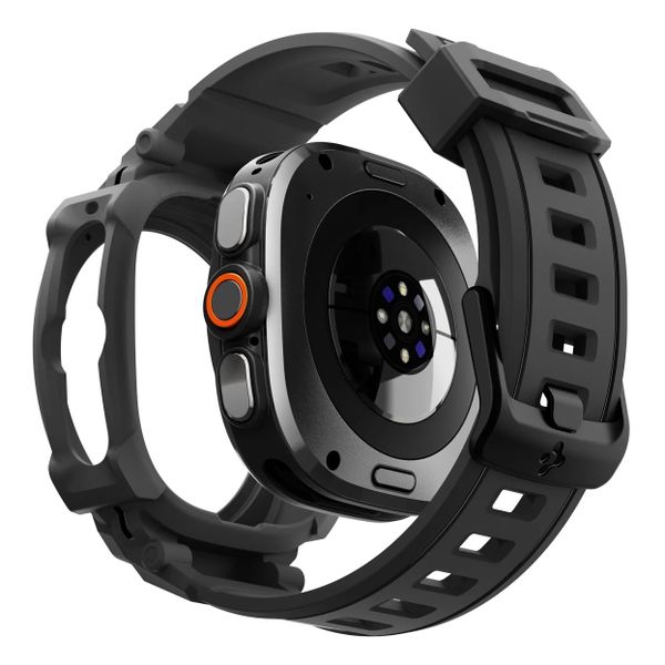Spigen Rugged Armor™ Pro case Samsung Galaxy Watch Ultra 2 (47 mm) - Matte Black