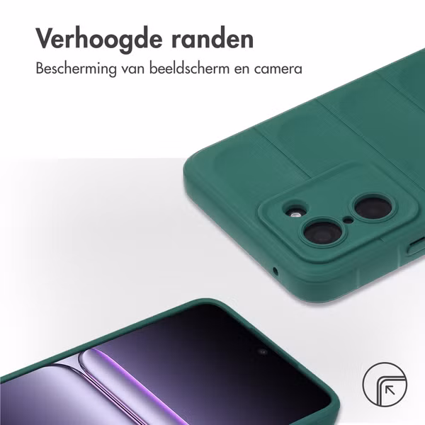 imoshion EasyGrip Backcover OnePlus Nord CE5 - Donkergroen