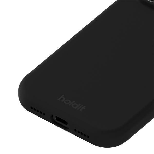 Holdit Silicone Case Apple iPhone 17 Pro Max - Zwart