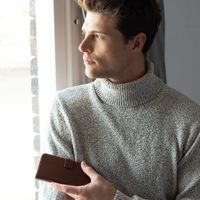 Selencia Echt Leren Bookcase Apple iPhone 12 Pro Max - Bruin