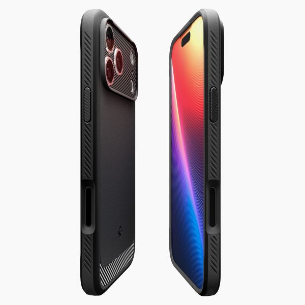 Spigen Rugged Armor Backcover MagSafe Apple iPhone 18 Pro / 17 Pro - Matte Black