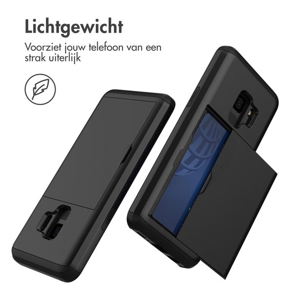 imoshion Backcover met pasjeshouder Samsung Galaxy S9 - Zwart