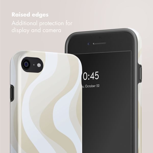 Selencia Vivid Back Cover Apple iPhone SE (2022 / 2020) / 8 / 7 / 6(s) - Desert Waves Beige