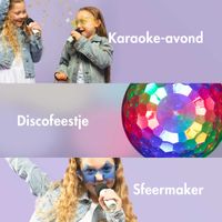 imoshion Sing & Shine Karaoke set - Speaker en 2 Microfoons - Lavender Lilac