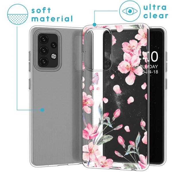 imoshion Design hoesje Samsung Galaxy A52(s) (5G/4G) - Blossom Watercolor