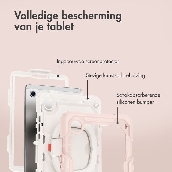 imoshion Rugged Kidsproof Backcover Samsung Galaxy Tab A11 Plus / A9 Plus - Roze