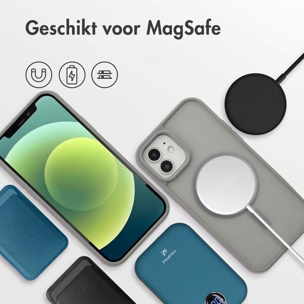 imoshion Color Guard Backcover met MagSafe Apple iPhone 12 (Pro) - Grijs