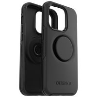 OtterBox Otter + Pop Symmetry Backcover iPhone 14 Pro - Zwart