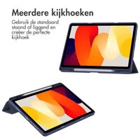 imoshion Trifold Hardcase Bookcase Xiaomi Redmi Pad SE - Donkerblauw