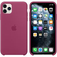 Apple Silicone Backcover Apple iPhone 11 Pro Max - Pomegranate