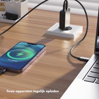 Accezz Ultra Slim GaN Oplader - 2x USB-C - 65W - Zwart