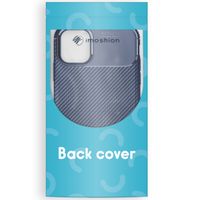 imoshion Carbon Softcase Backcover Apple iPhone 13 Pro Max - Blauw