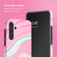 Selencia Vivid Tough Backcover Samsung Galaxy A55 - Pastel Lipstick Marble