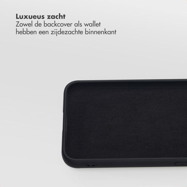 Selencia Olyn Uitneembare Bookcase met MagSafe Samsung Galaxy S24 / S25 - Zwart