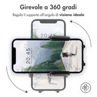 Accezz Telefoonhouder fiets - Verstelbaar - Universeel - Zwart