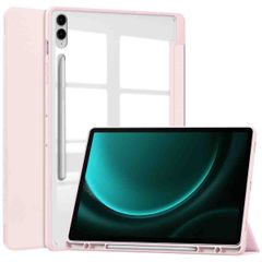 imoshion Trifold Hardcase Bookcase Samsung Tab S10 Plus / Tab S9 FE Plus / Tab S9 Plus 12.4 inch - Roze