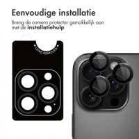imoshion 2 Pack Camera lens protector Apple iPhone 16 Pro / 16 Pro Max - Zwart / Titanium