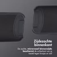 imoshion Color Backcover met afneembaar koord MagSafe Apple iPhone 16 - Zwart