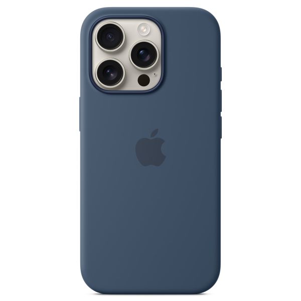 Apple Silicone Backcover MagSafe Apple iPhone 16 Pro - Denim
