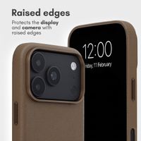 Accezz 2-in-1 Leather Bookcase with MagSafe Apple iPhone 18 Pro Max / 17 Pro Max - Coffee Brown