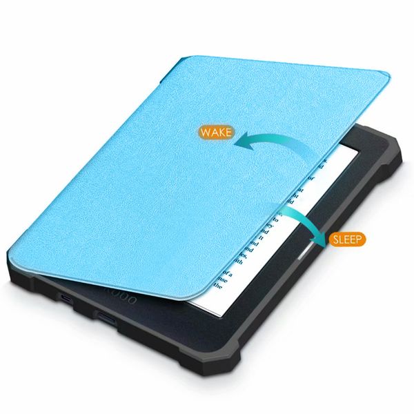 imoshion Slim Soft Case Sleepcover Kobo Nia - Lichtblauw