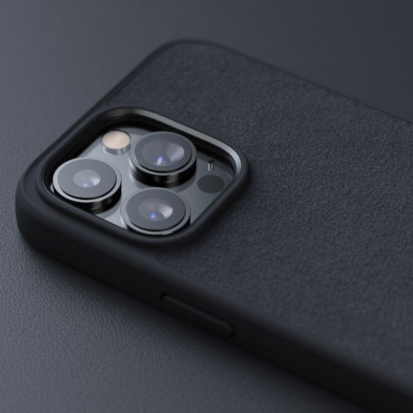 Njorð Collections Suède Comfort+ Case iPhone 14 Pro Max - Black