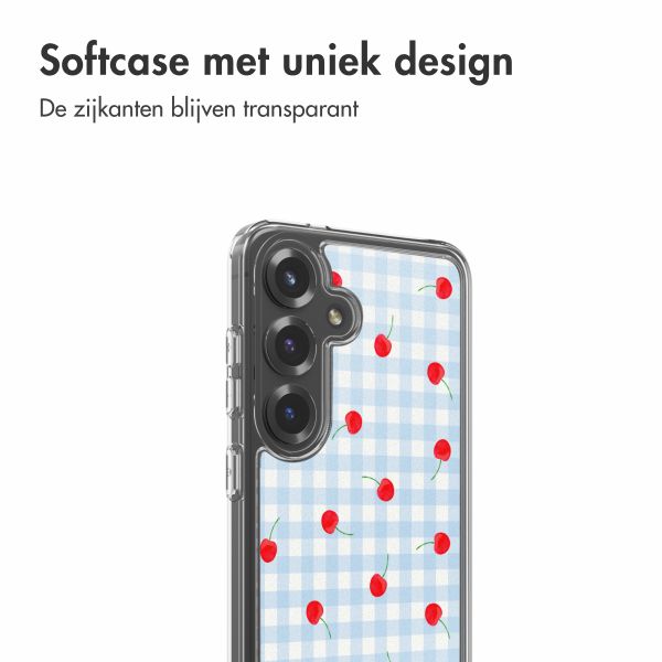 imoshion Design hoesje Samsung Galaxy S25 - Cherry Check