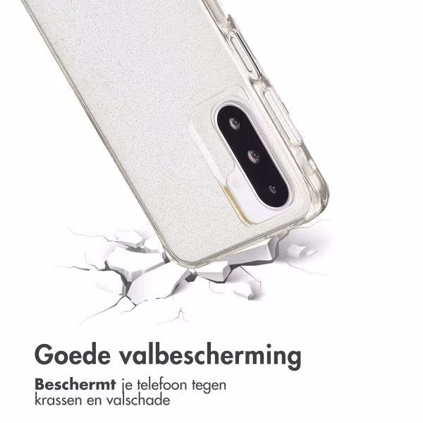 imoshion Clear Glitter Backcover Samsung Galaxy A36 / A56 - Goud