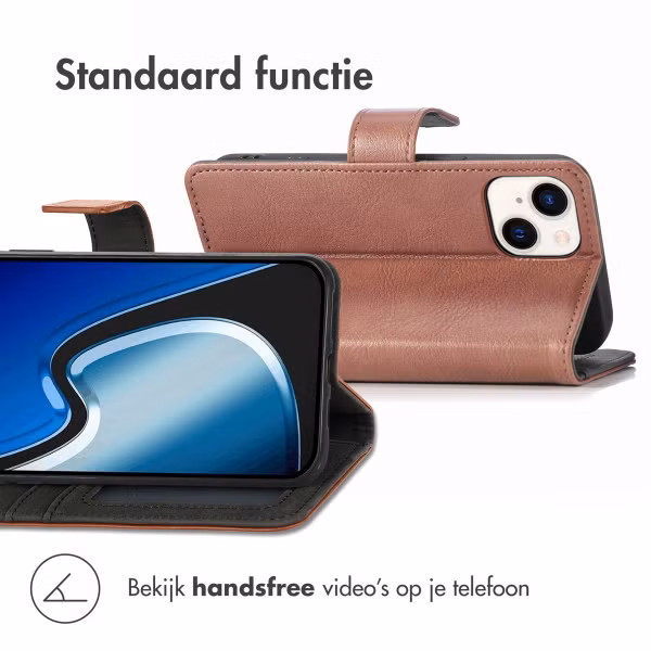 imoshion Luxe Bookcase Apple iPhone 15 Plus - Bruin