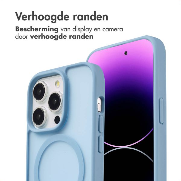 imoshion Color Guard Backcover met MagSafe Apple iPhone 14 Pro - Lichtblauw