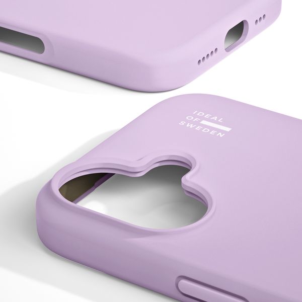 iDeal of Sweden Silicone Case met MagSafe Apple iPhone 17 - Lavender Milk
