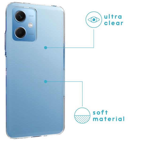 imoshion Softcase Backcover Xiaomi Redmi Note 12 - Transparant