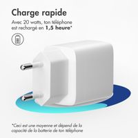 imoshion Wall Charger 20 Watt | USB-C - Wit