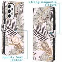 imoshion Design Softcase Bookcase Samsung Galaxy A53 - Glamour Botanic