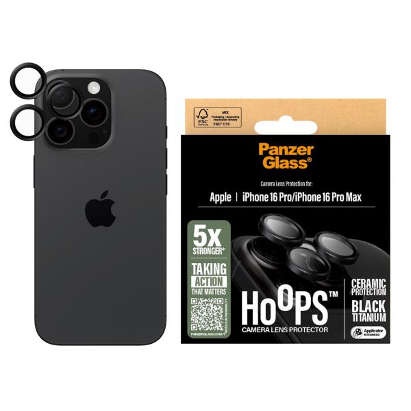 PanzerGlass Hoops Ceramic Camera Lens Protector Apple iPhone 16 Pro / 16 Pro Max