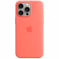 Apple Silicone Backcover MagSafe Apple iPhone 15 Pro Max - Guava