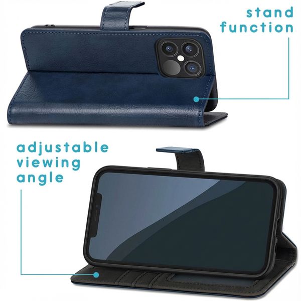 imoshion Luxury Bookcase Apple iPhone 13 Pro - Dark Blue