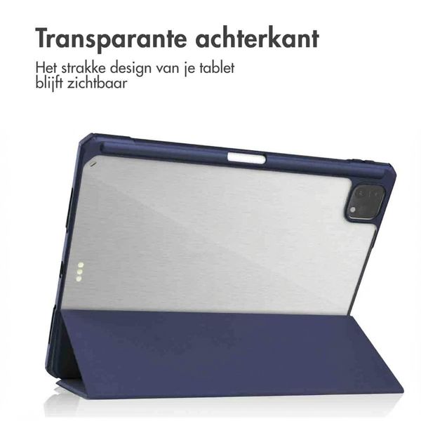 imoshion Trifold Hardcase Bookcase Apple iPad Pro 11 (2022 / 2021 / 2020 / 2018) - Donkerblauw