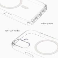Selencia Rivièra MagSafe Backcover met afneembare haakjes Apple iPhone 16 - Transparant