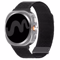 imoshion Milanees magnetisch bandje Samsung Galaxy Watch Ultra 2 (2026) / Ultra (2024/2025) - Zwart
