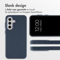 Accezz MagSafe Leather Backcover Samsung Galaxy A57 (5G) - Nightfall Blue