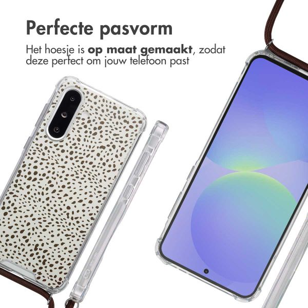 imoshion Design hoesje met koord Samsung Galaxy A36 - Desert Dots