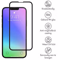 Accezz Gehard Glas Full Cover Screenprotector Apple iPhone 13 Mini