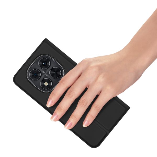 Dux Ducis Slim Softcase Bookcase Xiaomi Redmi Note 14 Pro (4G) - Zwart