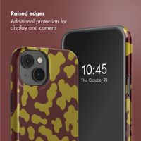 Selencia Vivid Back Cover with MagSafe Apple iPhone 14 - Moo'd Olive Dust