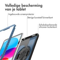 Accezz Rugged Backcover met schouderstrap Apple iPad 11 (2025) 11 inch A16 / iPad 10 (2022) 10.9 inch - Blauw