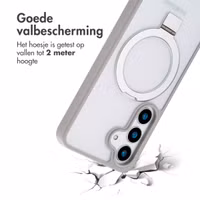Accezz Ring Stand Backcover met MagSafe Samsung Galaxy S25 Plus - Grijs